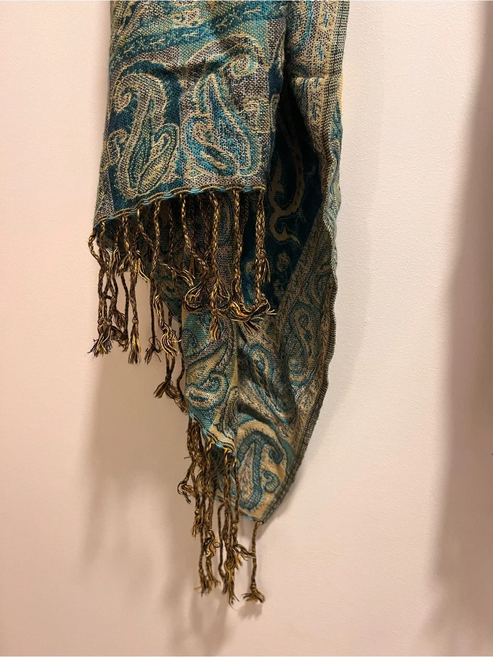 Teal Blue Pashmina